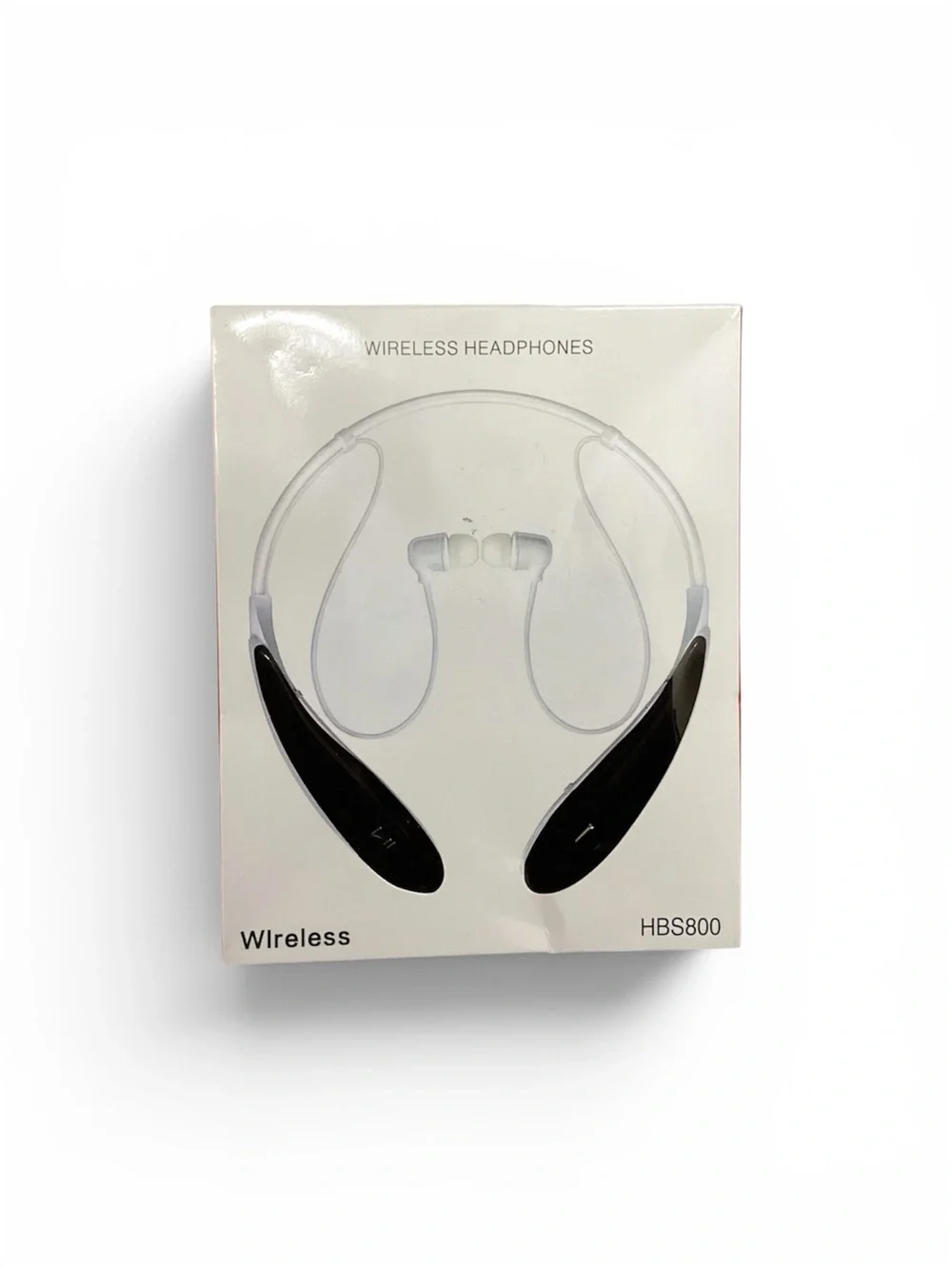 Wireless HBS800 Neckband Headphones in White and Black